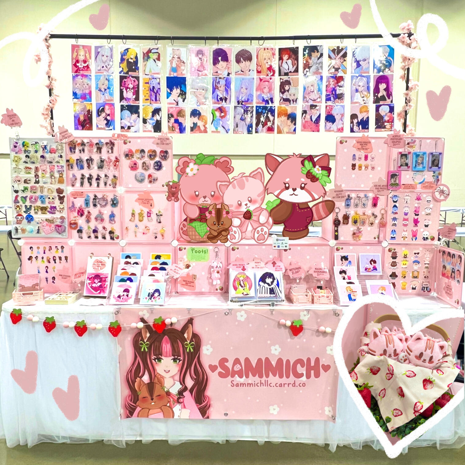 ❥ 8’ set up